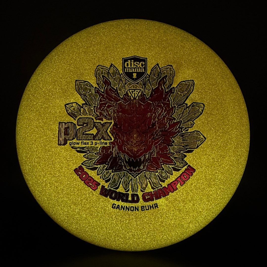 Glow P-Line P2x Flex 3 - Gannon Buhr 2025 World Champion Discmania