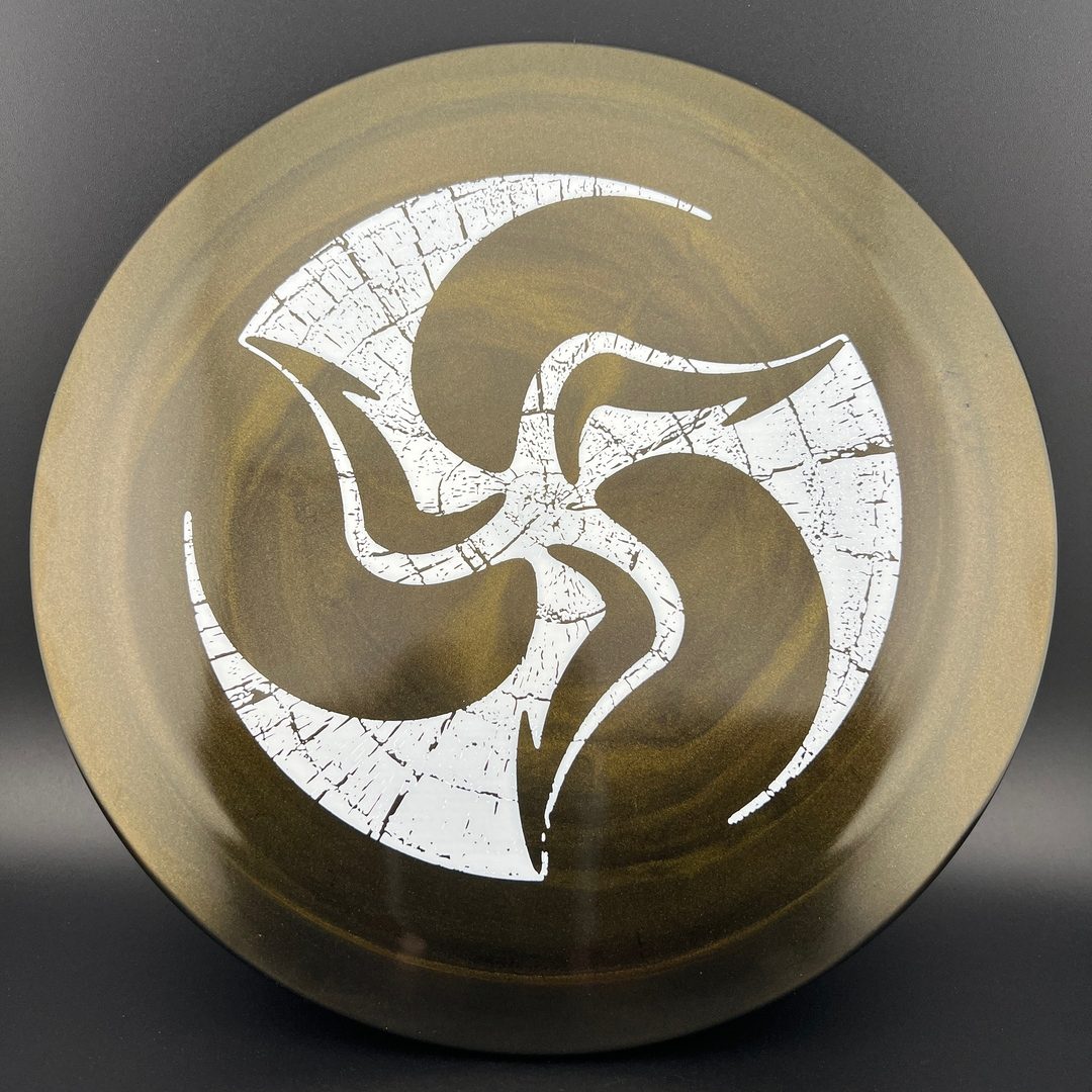 Golden Swirly S-Line FD3 - Cracked Huk Limited Edition Discmania