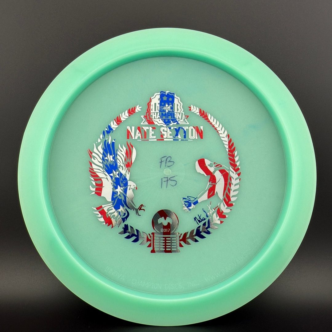 2017 Glow Champion Firebird Penned - Nate Sexton Bottom Stamp Innova