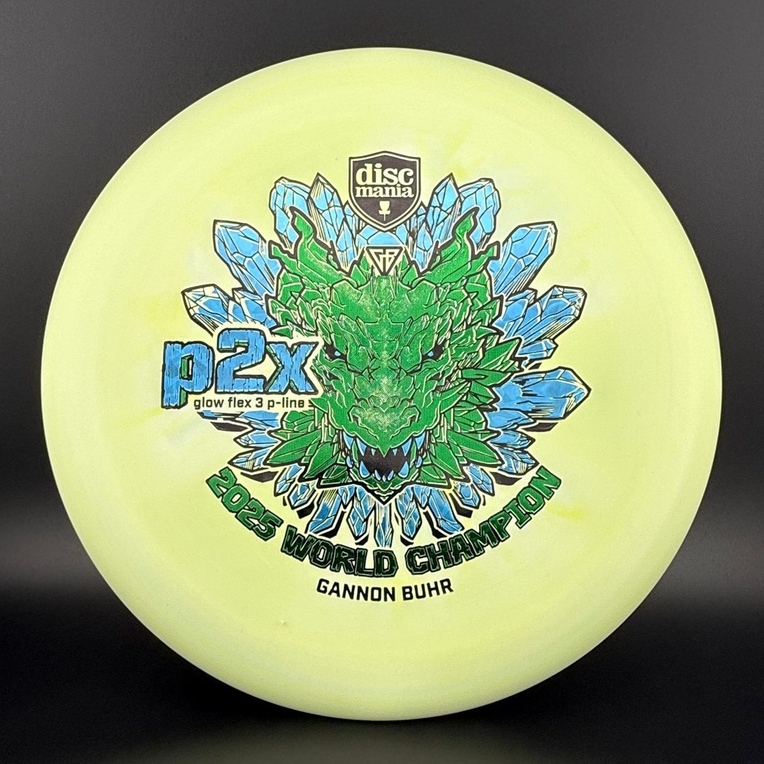 Glow P-Line P2x Flex 3 - Gannon Buhr 2025 World Champion Discmania
