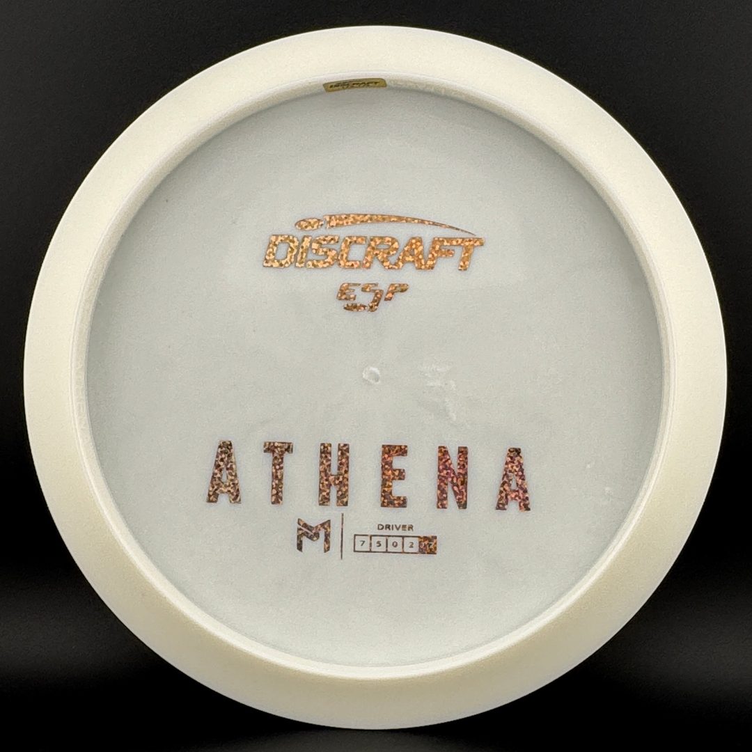 White ESP Athena - Bottom Stamp - Dyer’s Delight Discraft