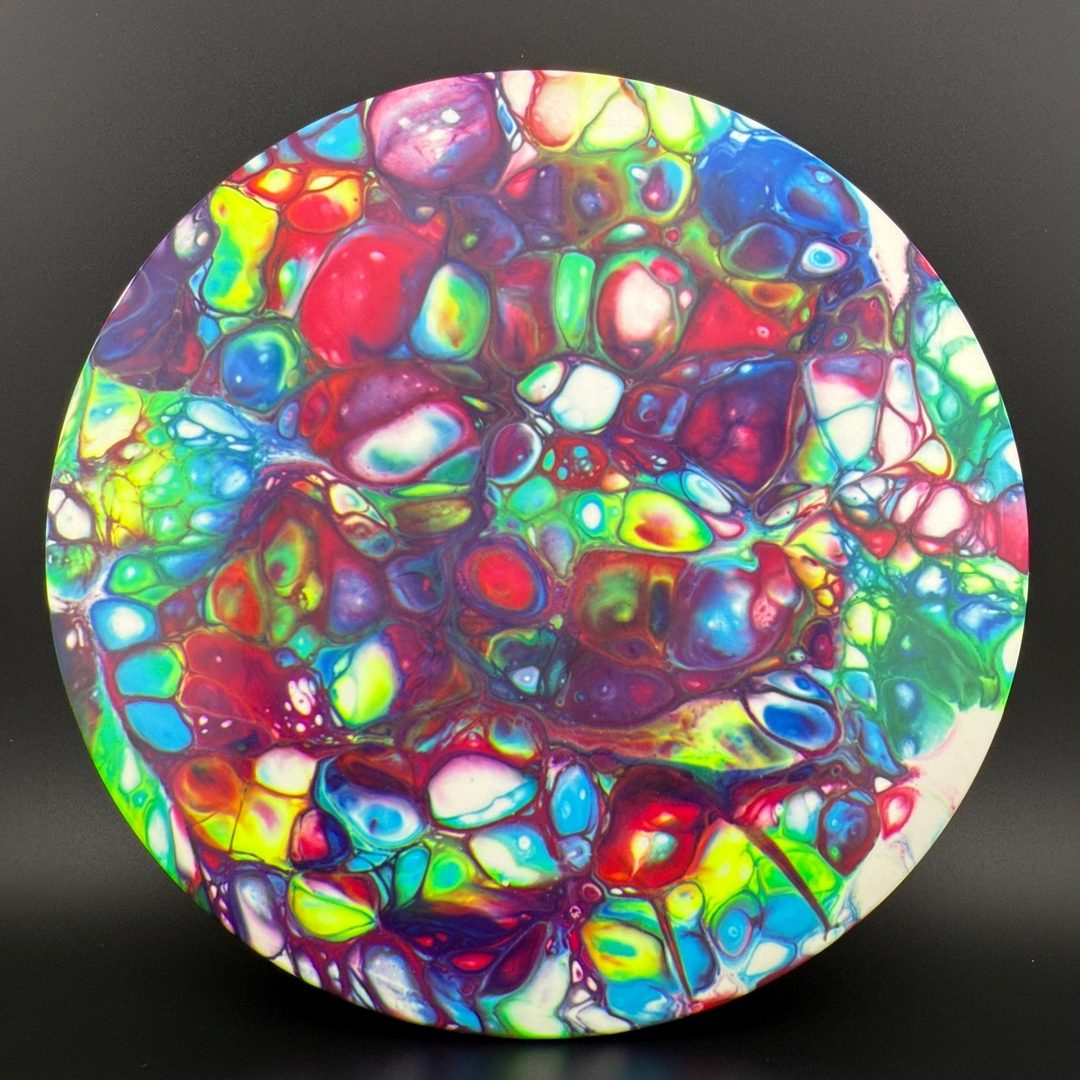 White ESP Passion - Greazy Dyed - Bottom Stamp Discraft