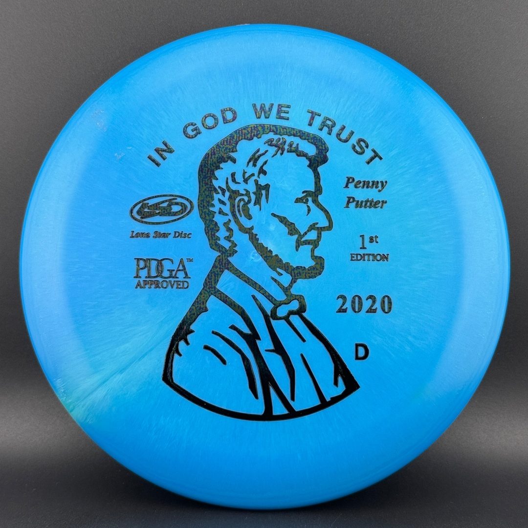 Bravo Penny Putter - Old Run Embossed LSM Lone Star Discs