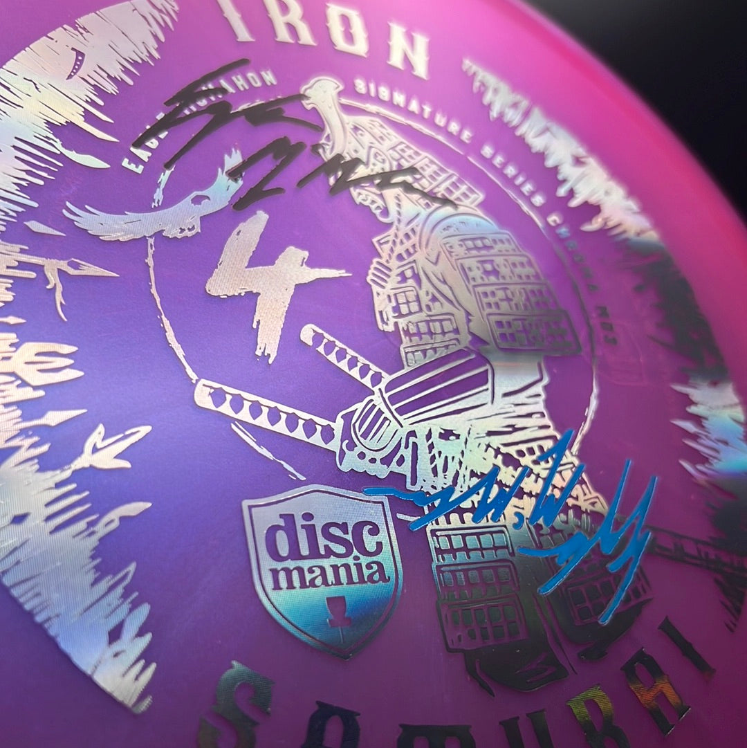 Iron Samurai 4 - Chroma MD3 - Eagle McMahon Signature Stamp X-Out Discmania
