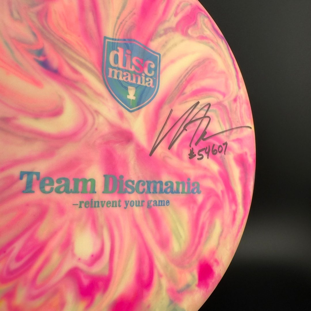 S-Line DDx *Signed* - Bob Kulchuk - Dyed Team Discmania Stamp Discmania