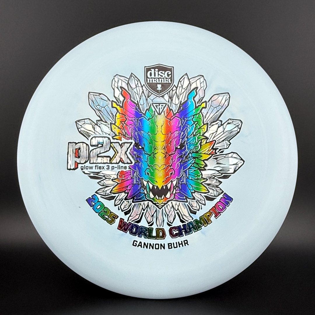Glow P-Line P2x Flex 3 - Gannon Buhr 2025 World Champion Discmania