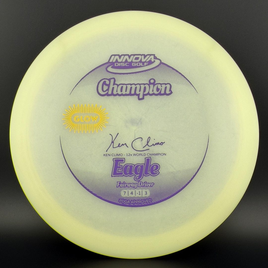 Classic Color Glow Champion Eagle - Ken Climo 12x Innova
