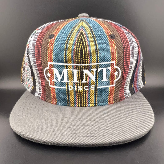 Flat Bill Snapback Hat - Aztec - Mint Discs