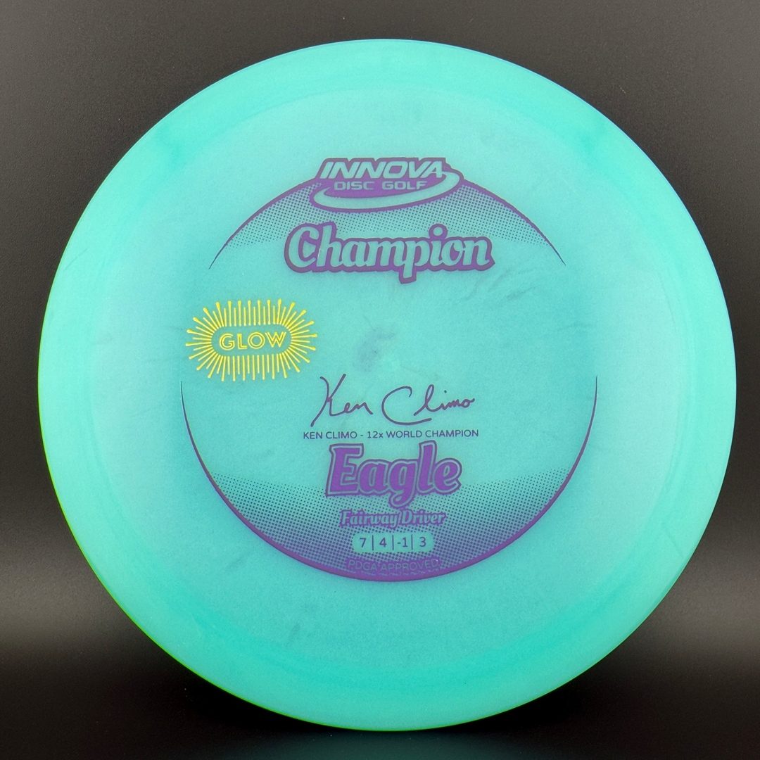 Classic Color Glow Champion Eagle - Ken Climo 12x Innova