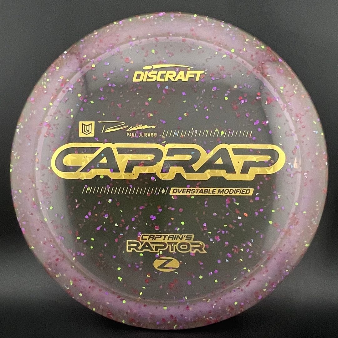 Confetti Z Captain's Raptor - Paul Ulibarri 2026 Discraft