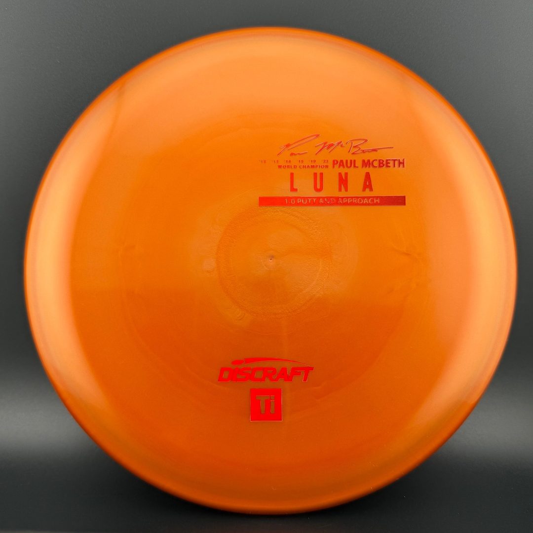 Titanium Luna - First Run - Paul McBeth Discraft