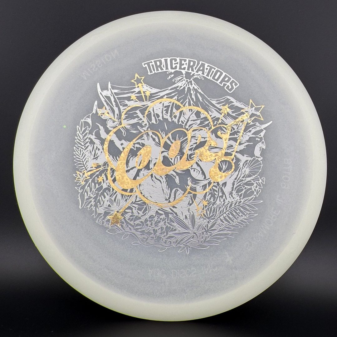 Glow Egg Shell Stegosaurus - Oops, Misprint! Dino Discs