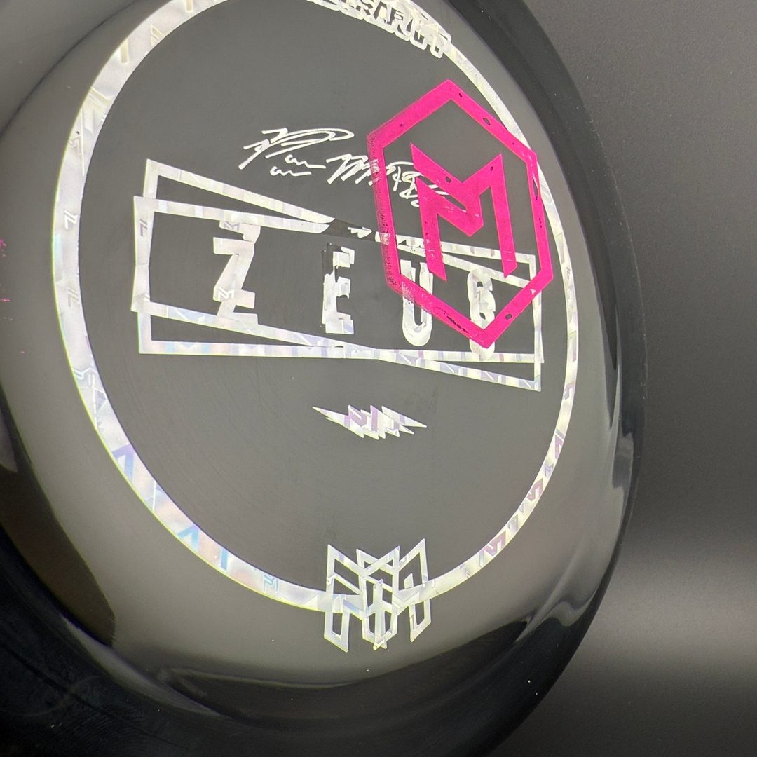 Midnight CryZtal Zeus - Paul McBeth Overstamp Misprint Discraft