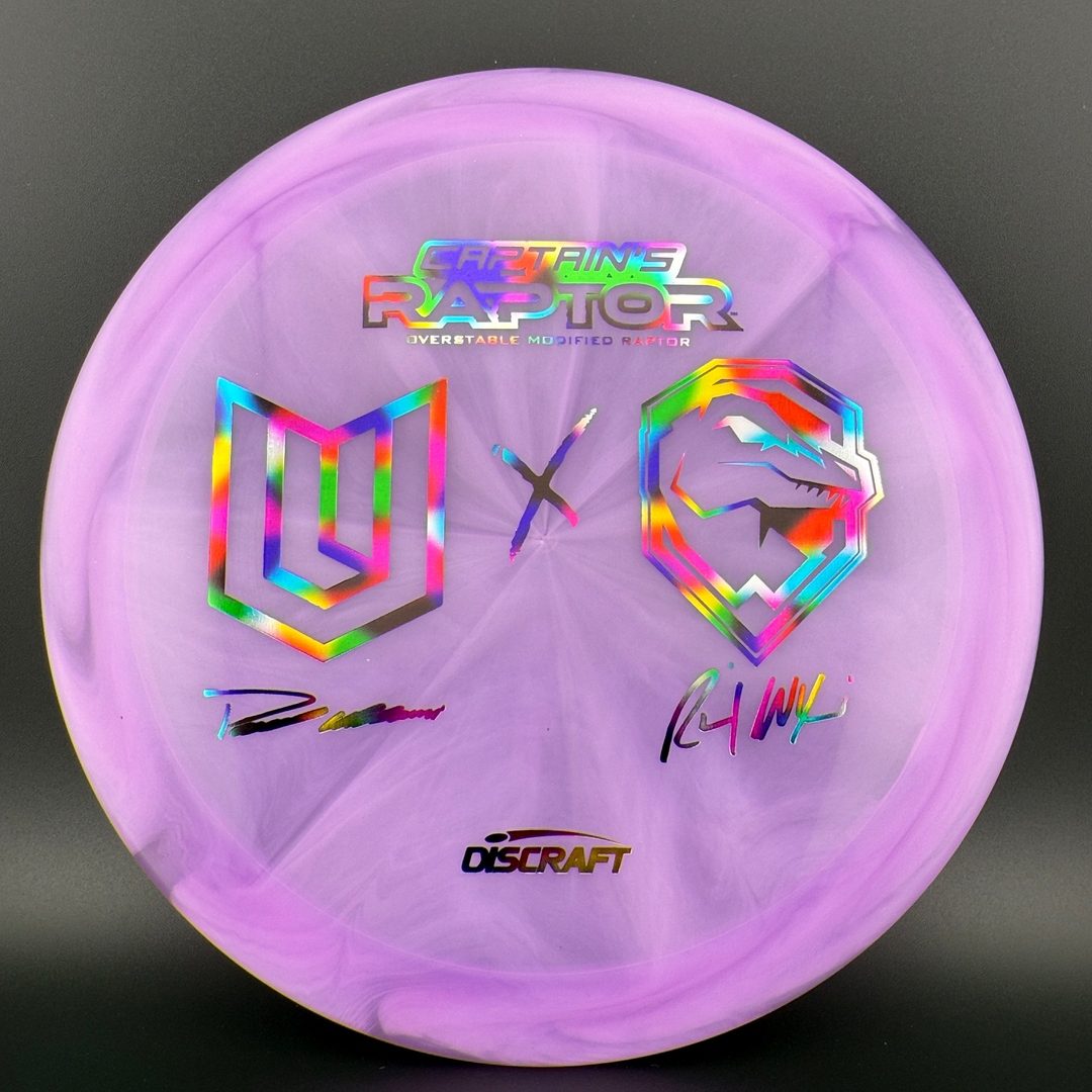 Z Swirl Captain's Raptor - Ulibarri x Wysocki Collab Edition Discraft