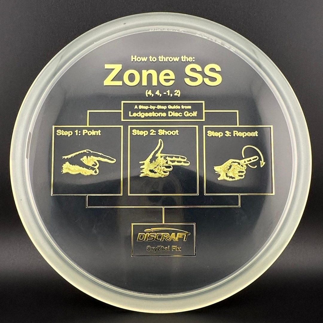 Cryztal Flx Zone SS - Step-By-Step - Ledgestone 2025 Discraft