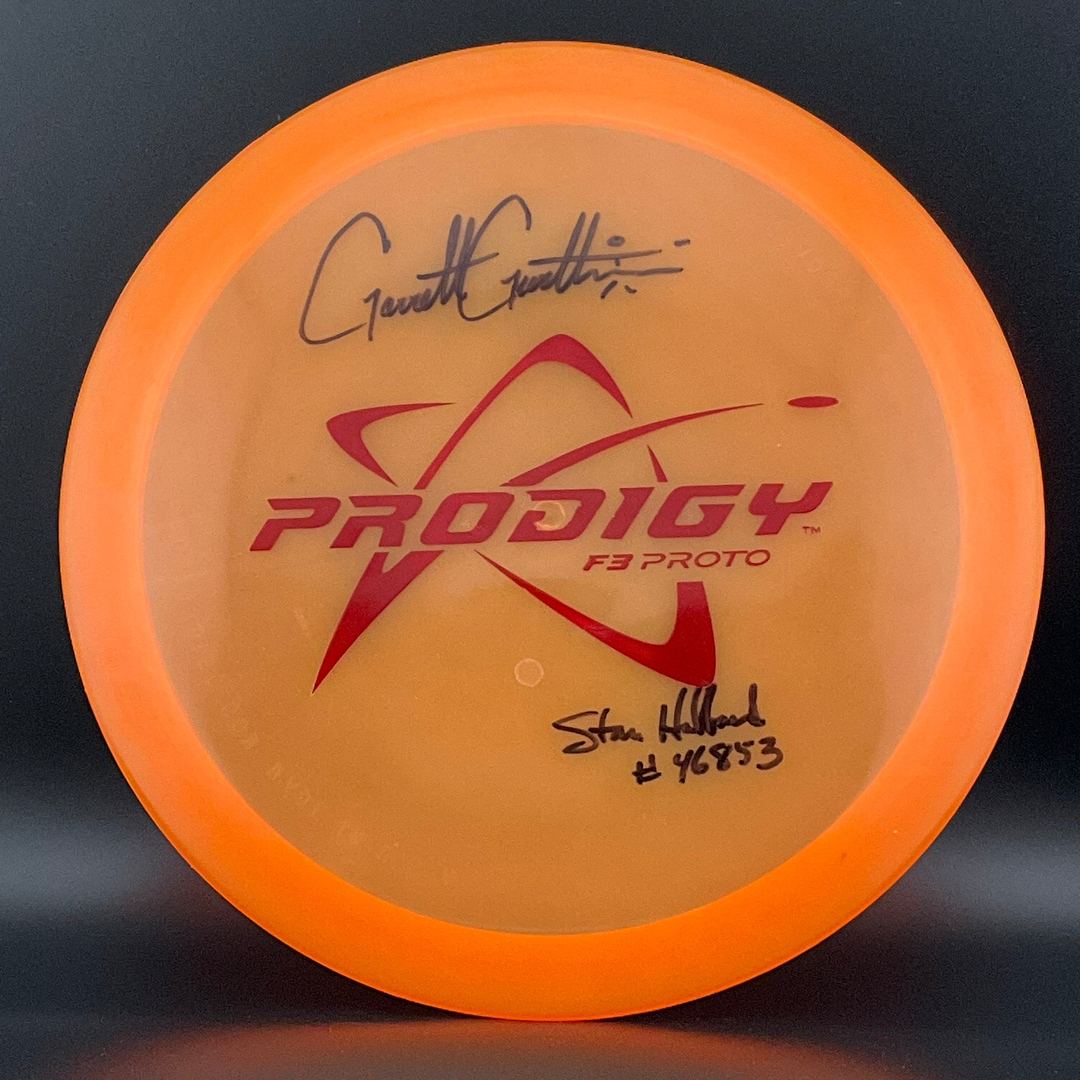 F3 PROTO *Signed* - Garrett Gurthie Stan Hubbard Prodigy