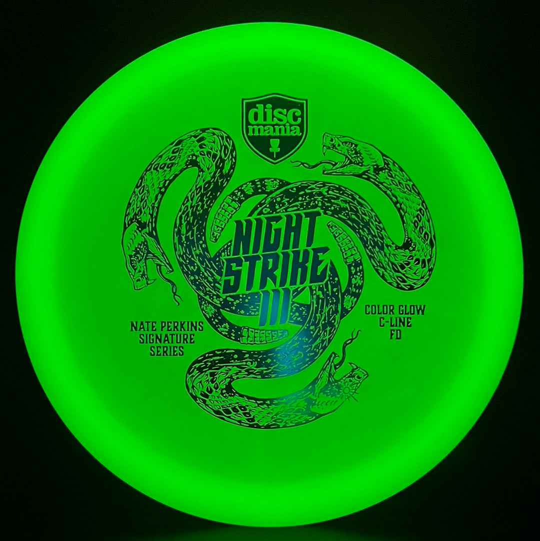 Color Glow C-line FD - Night Strike 3 - Lightweight - Nate Perkins Discmania
