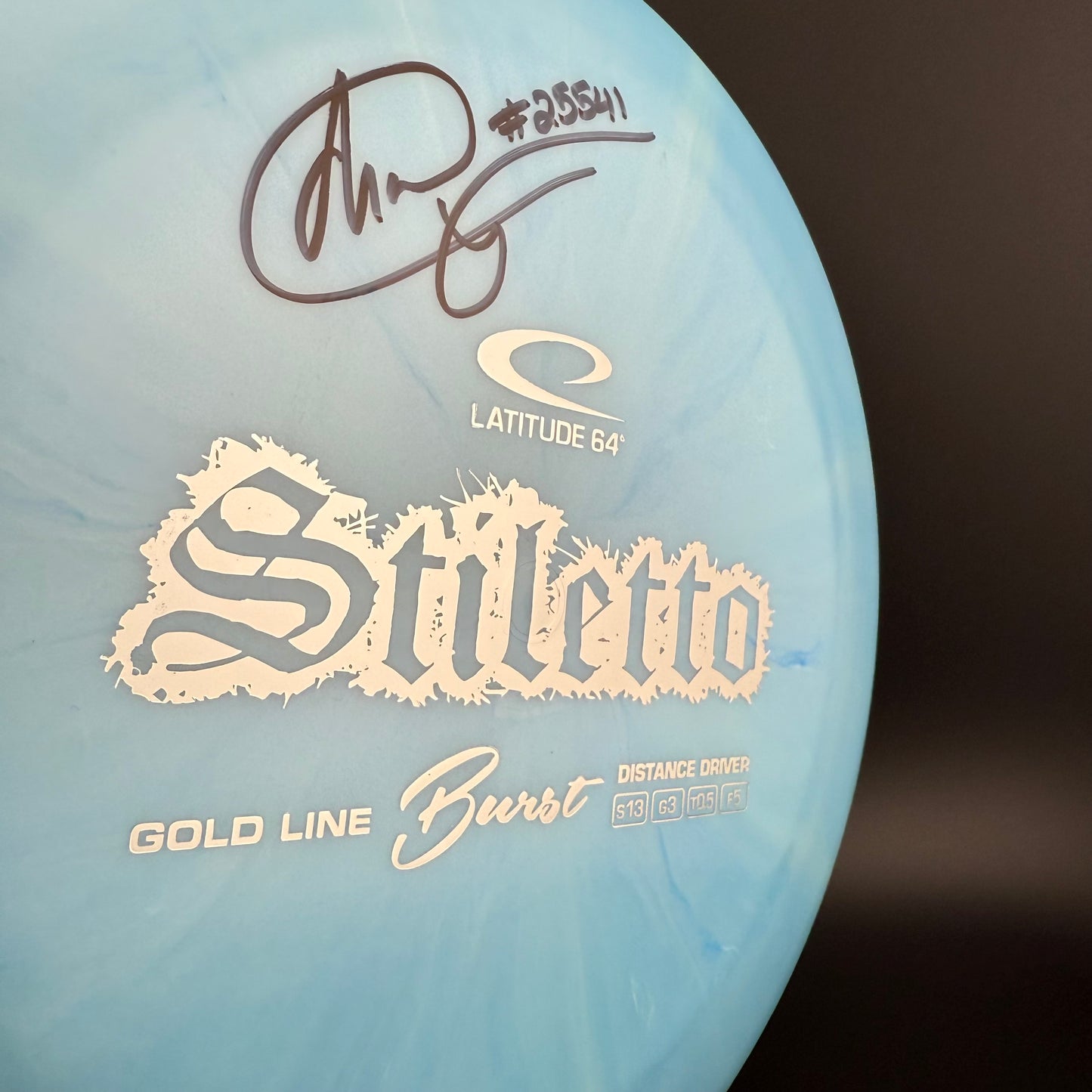 Gold Burst Stiletto *Signed* - Chandler Fry #25541 Latitude 64