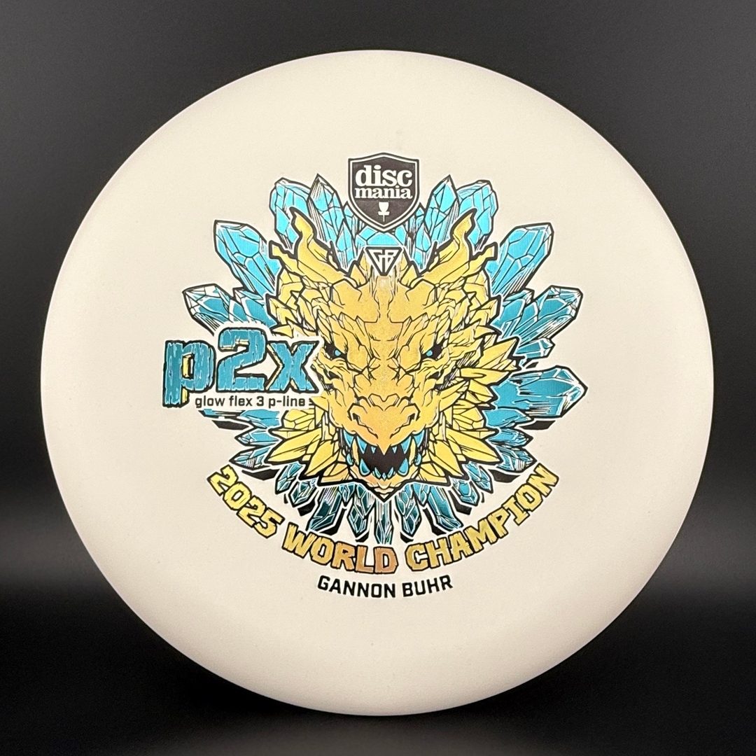Glow P-Line P2x Flex 3 - Gannon Buhr 2025 World Champion Discmania