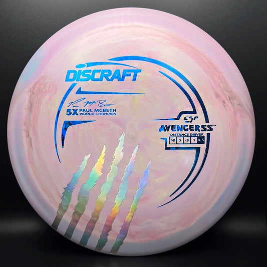 Swirly ESP Avenger SS - 5x Paul McBeth Claws Discraft