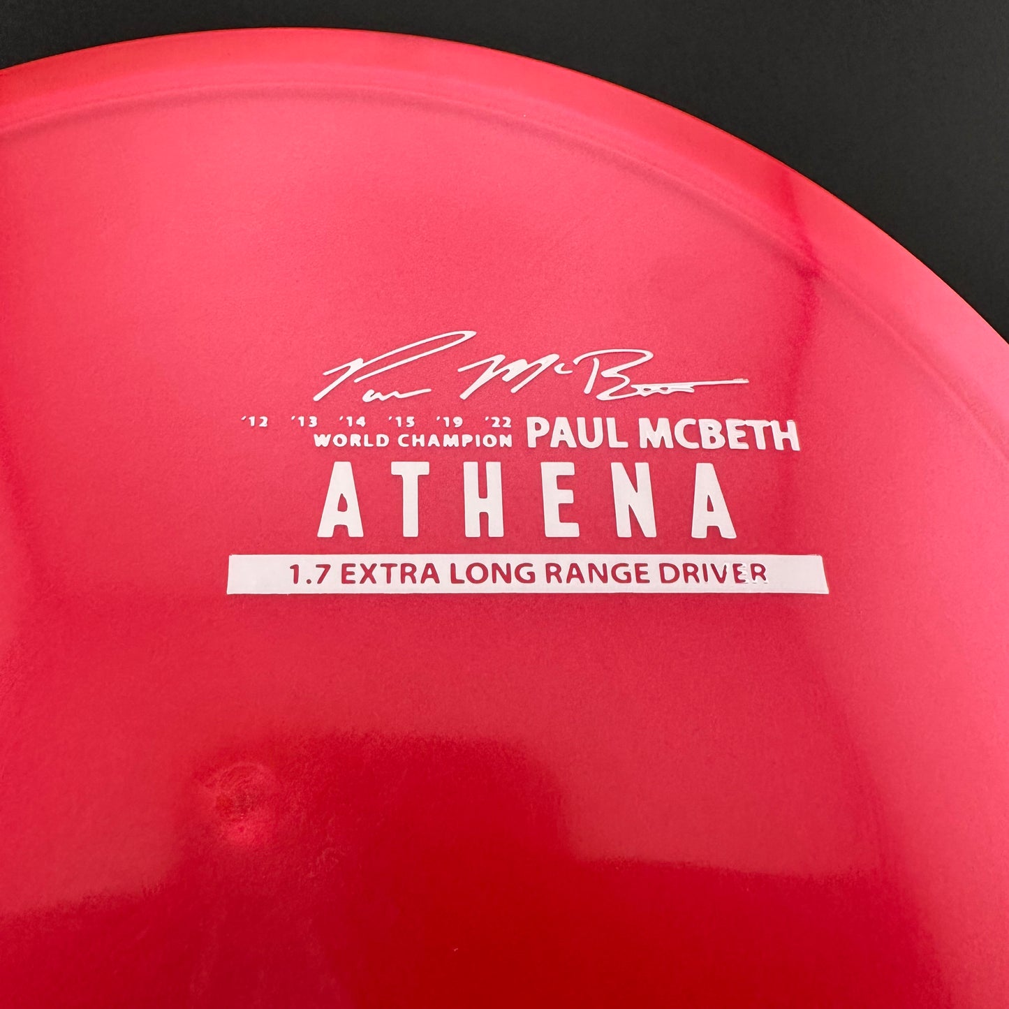 Titanium Athena - Paul McBeth Limited Edition Discraft