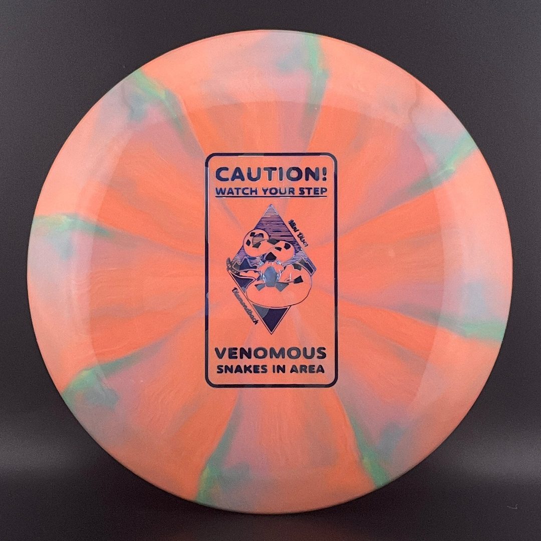 Swirly Apex Diamondback - 2022 First Run - Caution Venomous Snakes! MINT Discs