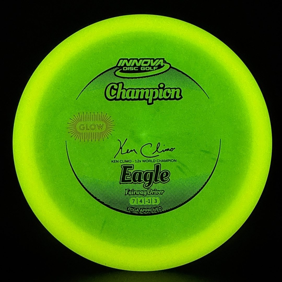 Classic Color Glow Champion Eagle - Ken Climo 12x Innova