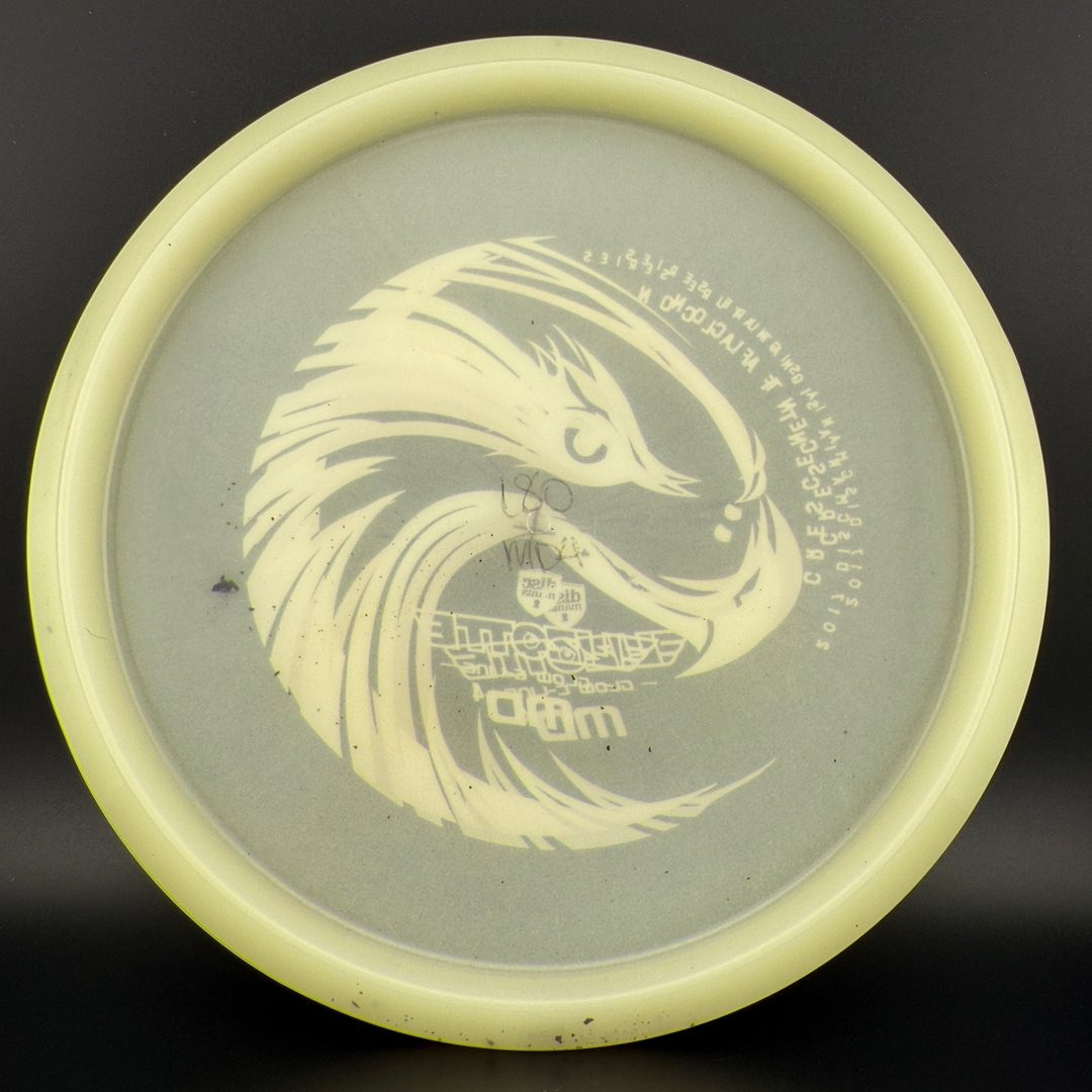 Glow C-Line MD4 Penned - Crescent Falcon Double Stamp F2 Discmania