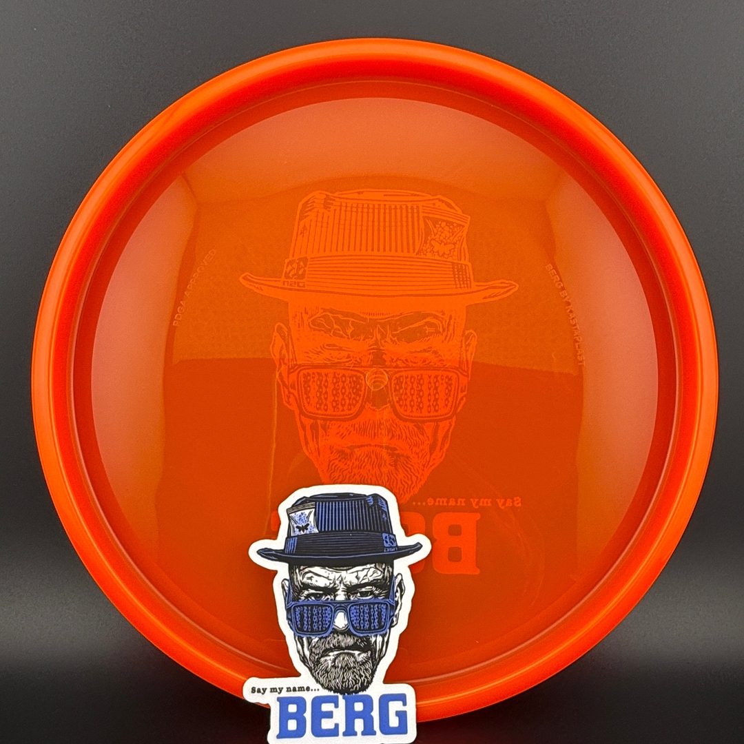 K1 Berg - "HeisenBERG" by Skeet Designs - Hot Orange 1/50 Kastaplast