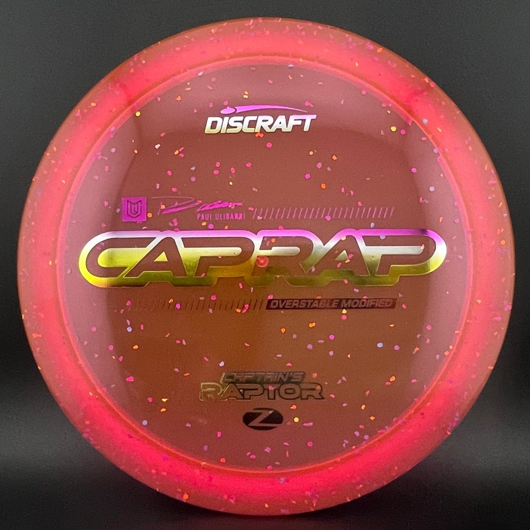 Confetti Z Captain's Raptor - Paul Ulibarri 2026 Discraft