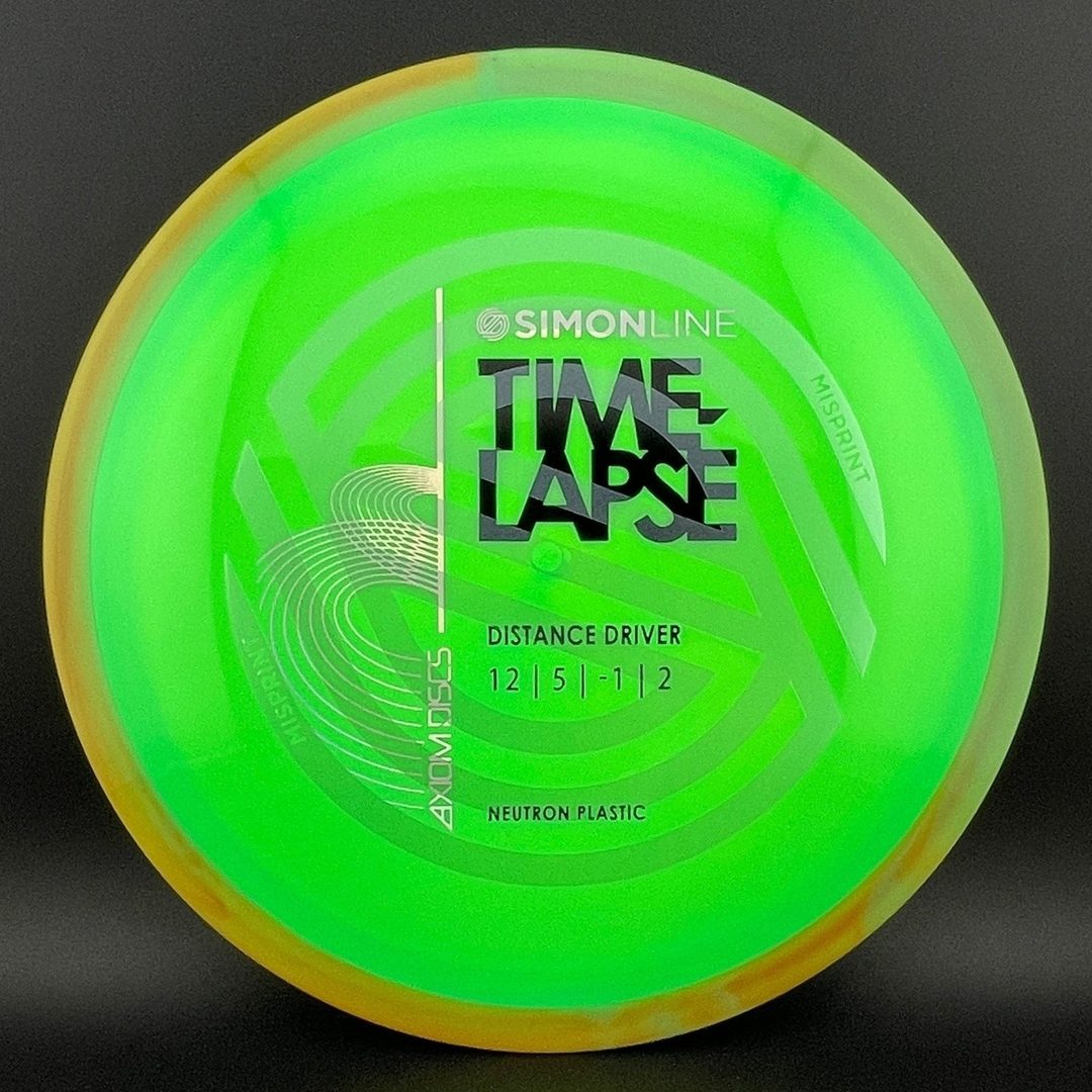 Neutron Time-Lapse Re-Tooled - Simon Line Misprint Axiom