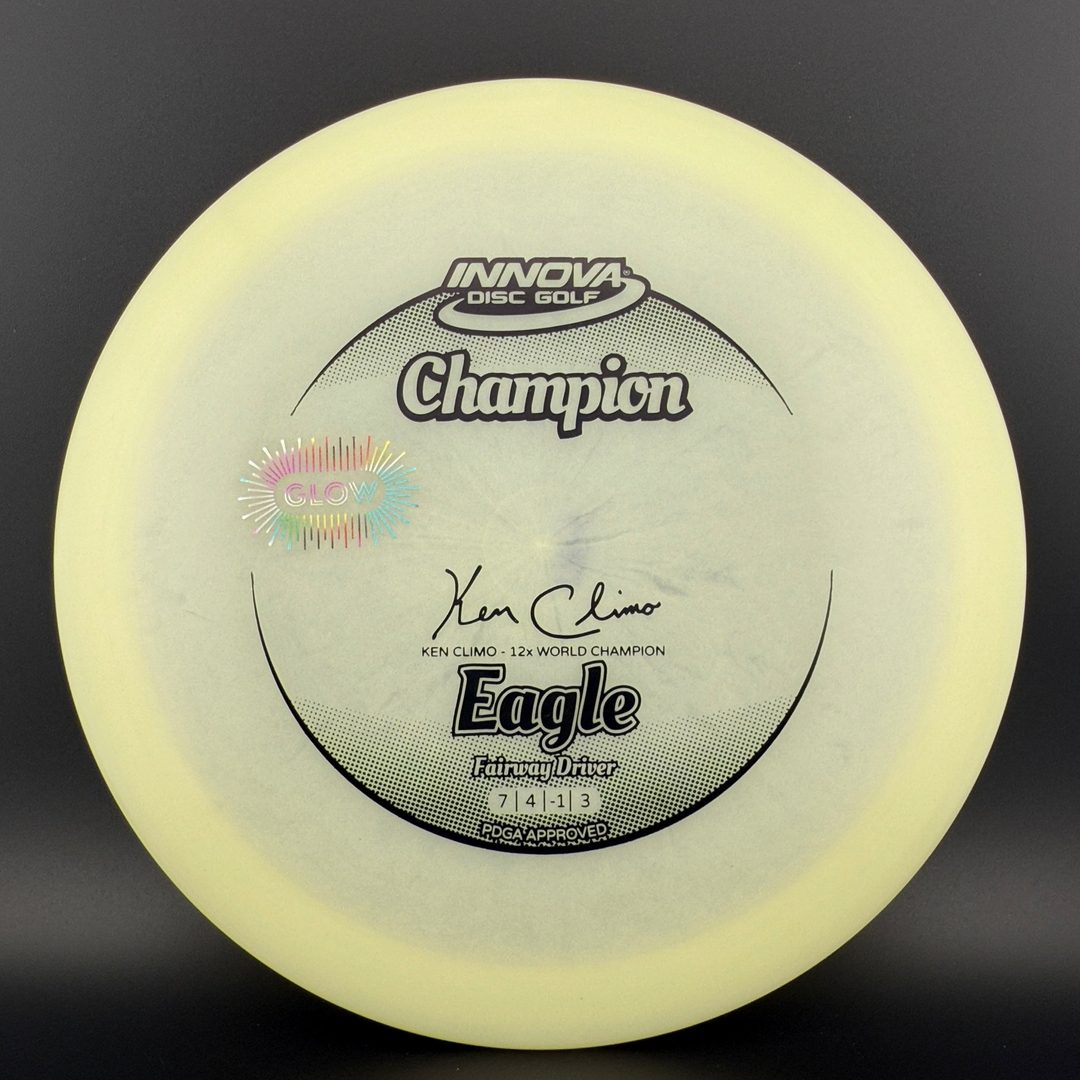 Classic Color Glow Champion Eagle - Ken Climo 12x Innova