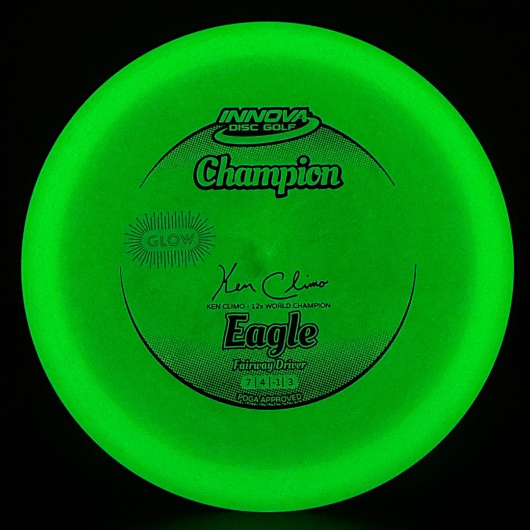 Classic Color Glow Champion Eagle - Ken Climo 12x Innova