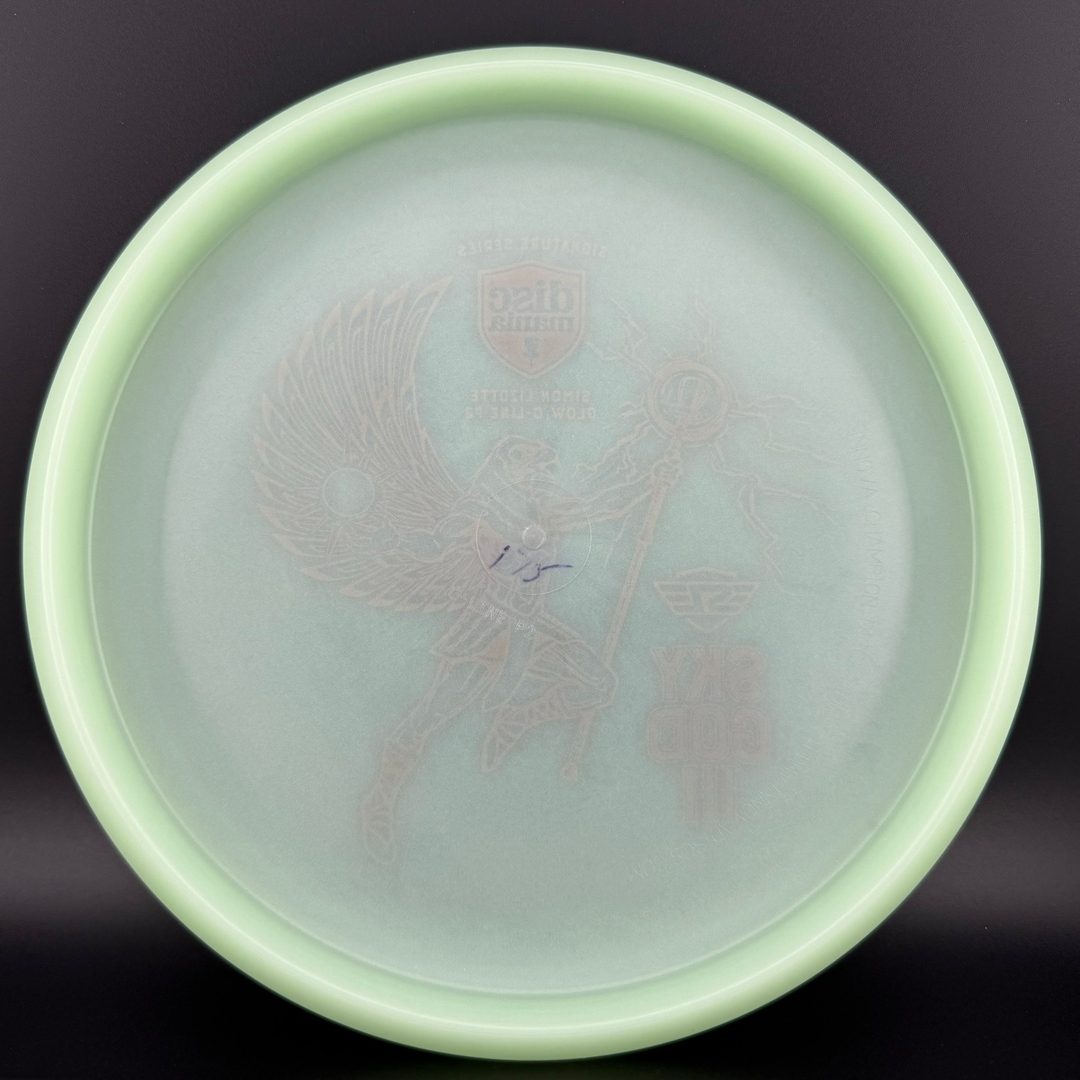 Color Glow C-Line P2 - Sky God III - Rare Mint Lime SG3 Simon Sig Series Discmania