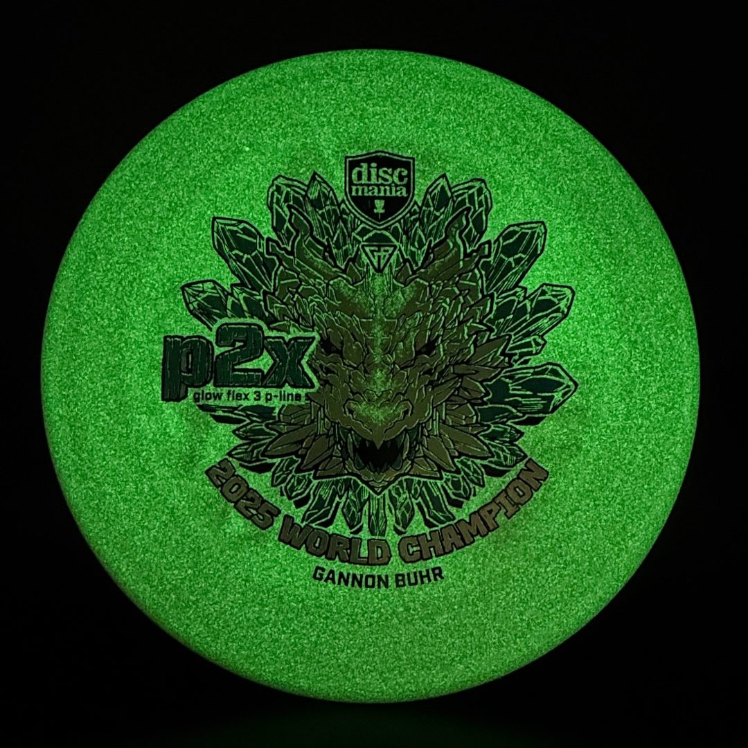 Glow P-Line P2x Flex 3 - Gannon Buhr 2025 World Champion Discmania