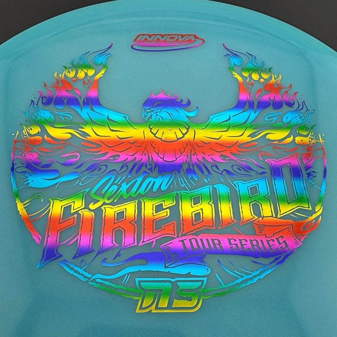 2020 Glow Champion Firebird - Blue/Rainbow Foil - Nate Sexton TS Innova