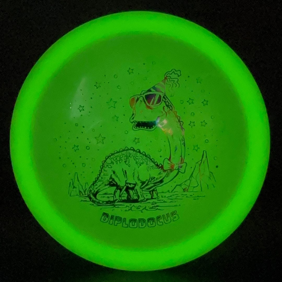 Glow Egg Shell Diplodocus - Special Edition Dino Discs