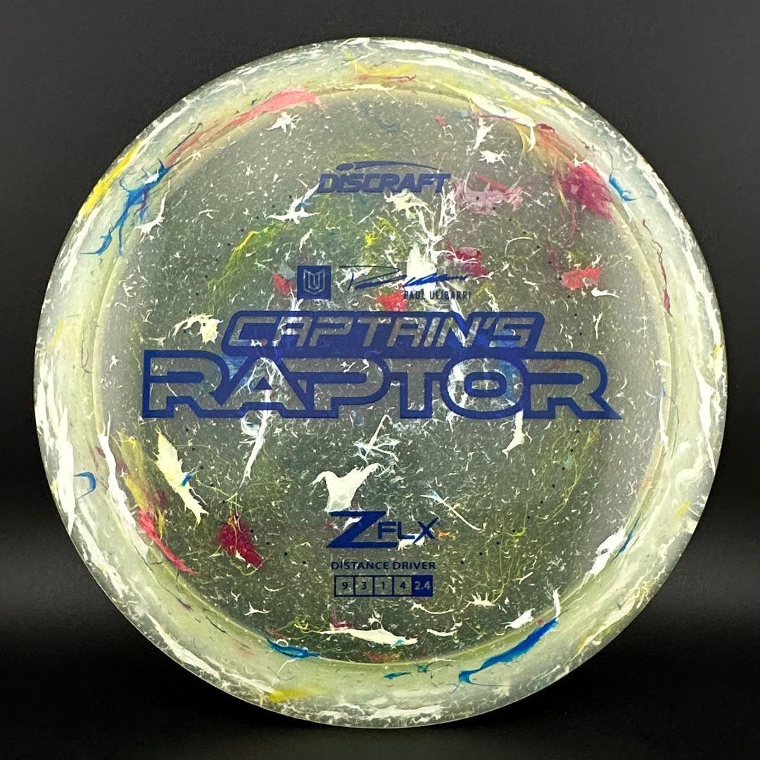 Jawbreaker Z FLX Captain's Raptor - Paul Ulibarri Discraft