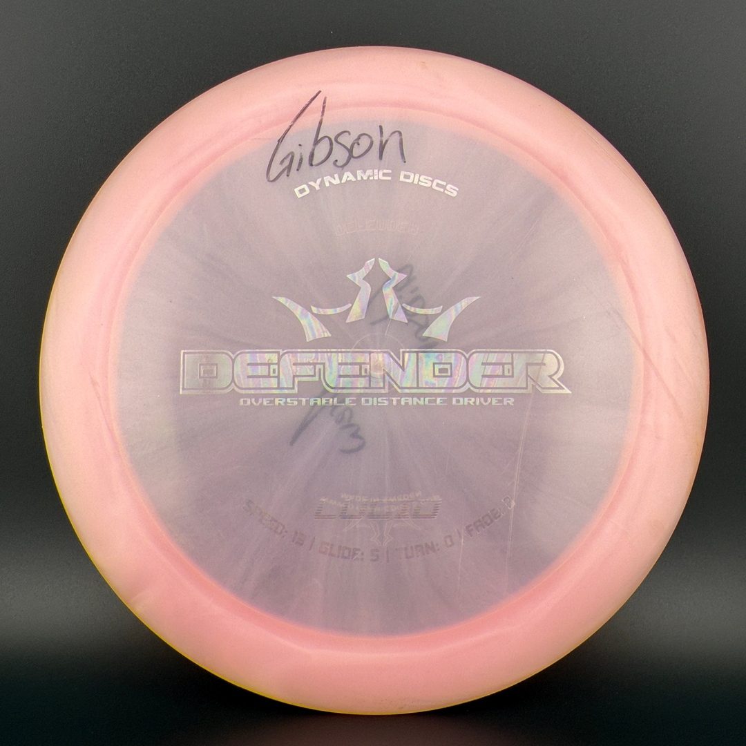 Lucid Defender - Pearly Pop Top! *Gibson Stash Used* Dynamic Discs