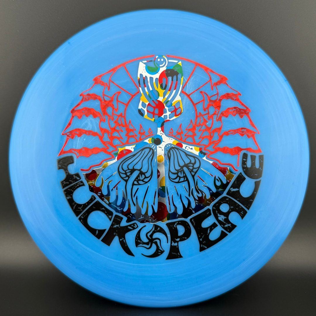 Soft Neo Spore - Huk Lab Peace Triple Foil Stamp Discmania