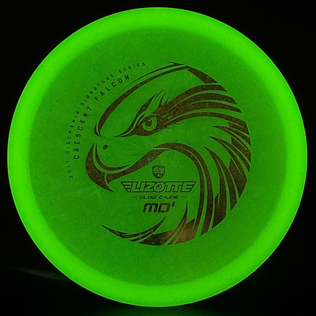 Glow C-Line MD4 Penned - Crescent Falcon - Simon Lizotte Sig Series Discmania