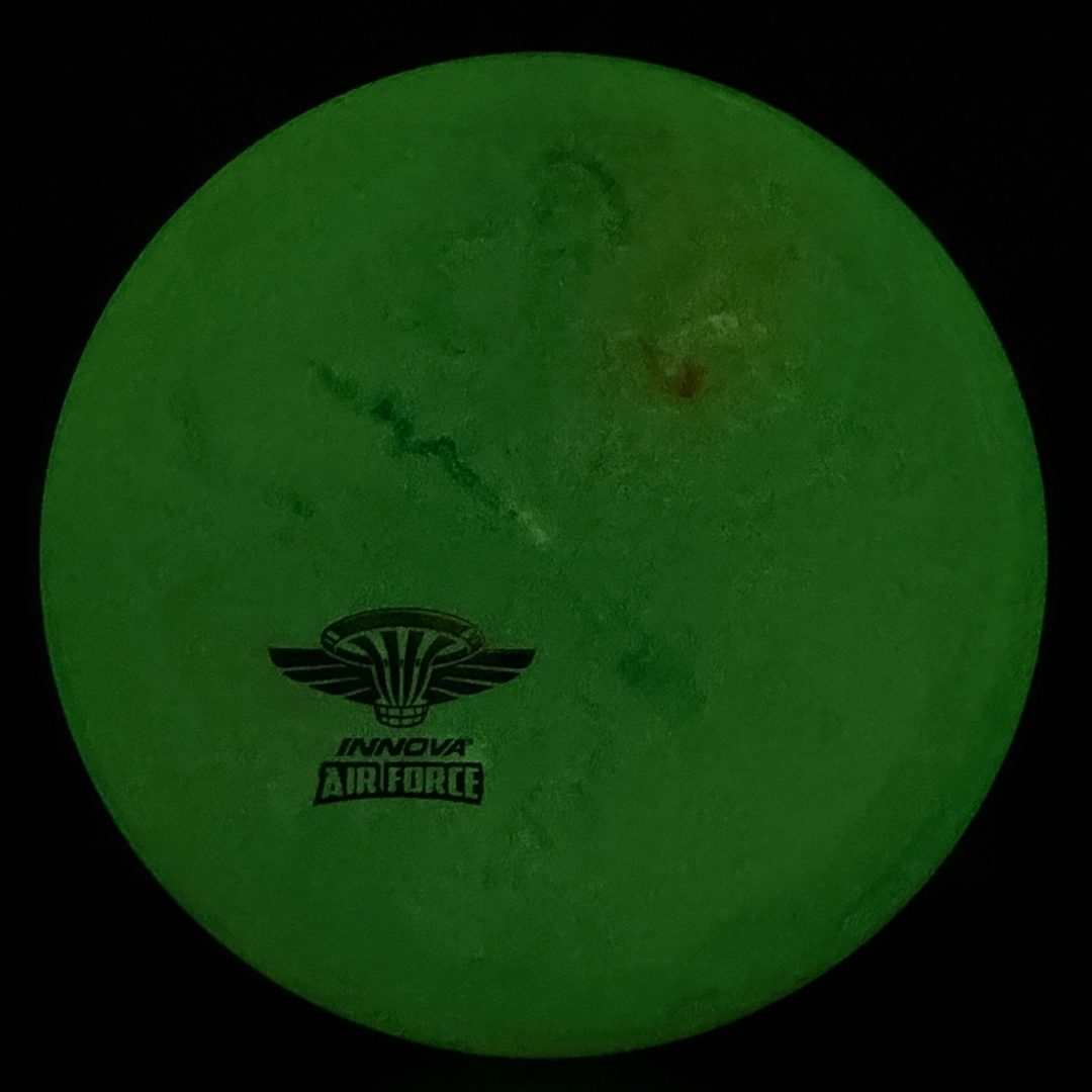 Innova Nexus Glow Firefly Nate Sexton Tour Series - Disco Da Disc Golf 175g, Viola Con Stampa Rosa/oro, Edizione Limitata