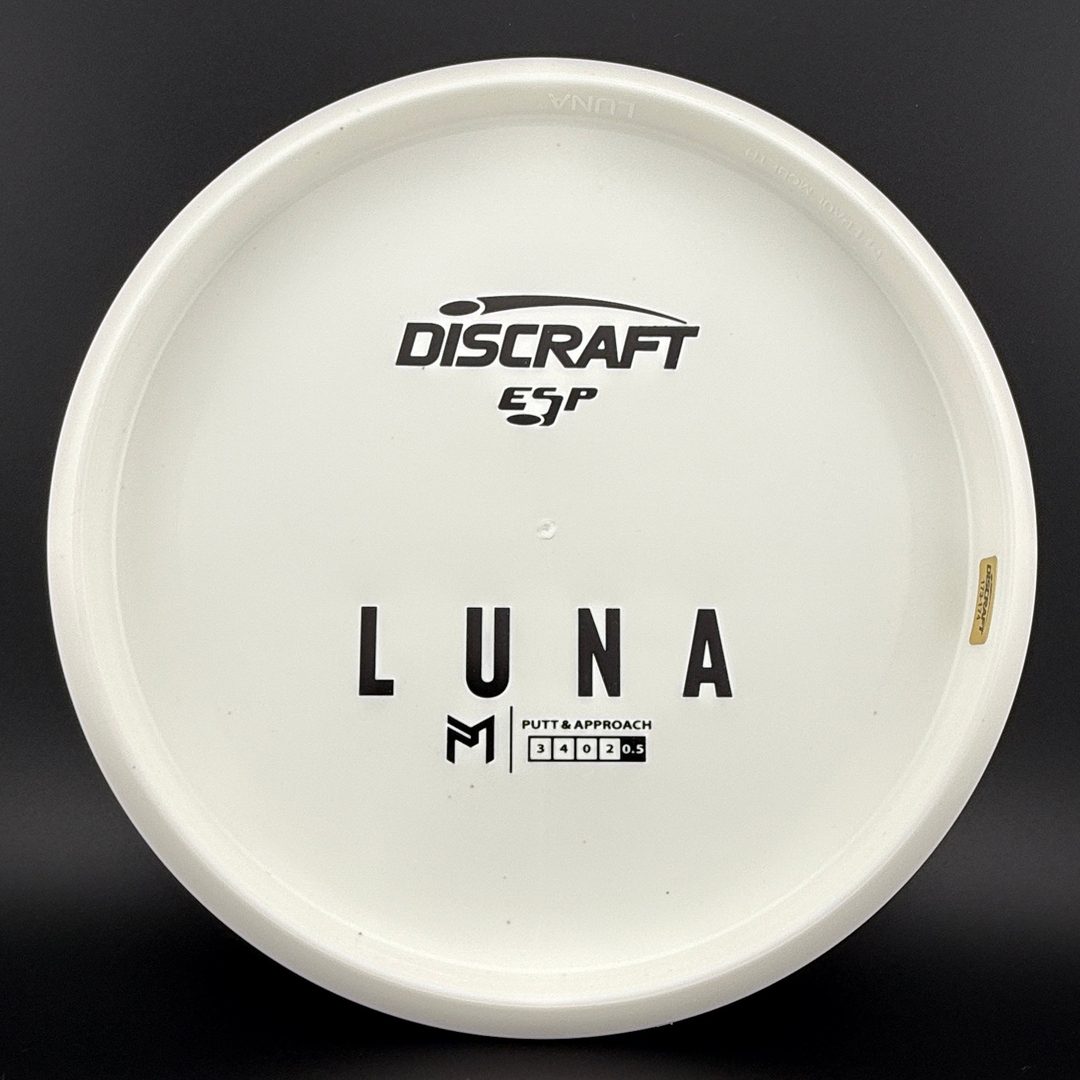 White ESP Luna - Bottom Stamp - Dyer's Delight Discraft