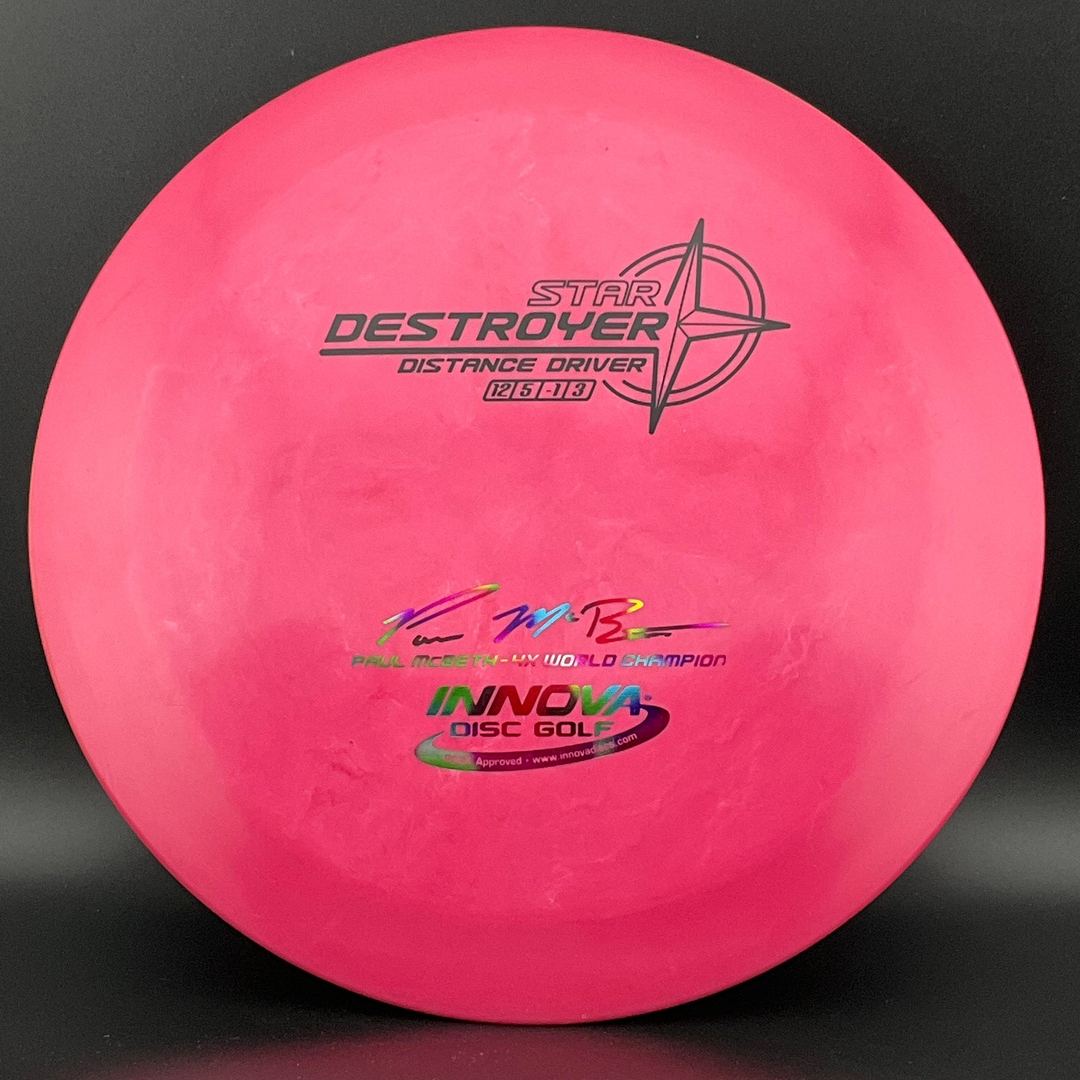 Star Destroyer - 2016 Paul McBeth 4x - Penned "*DS" Innova