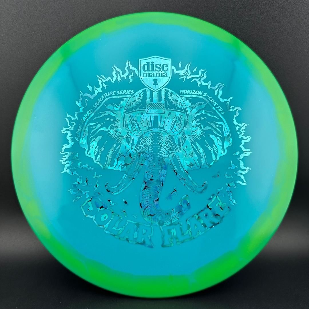 Horizon S-Line FD3 - Solar Flare - Alden Harris Signature Series Stamp by Manny Trujillo DROPPING OCTOBER 9TH @ 7 AM MST Discmania