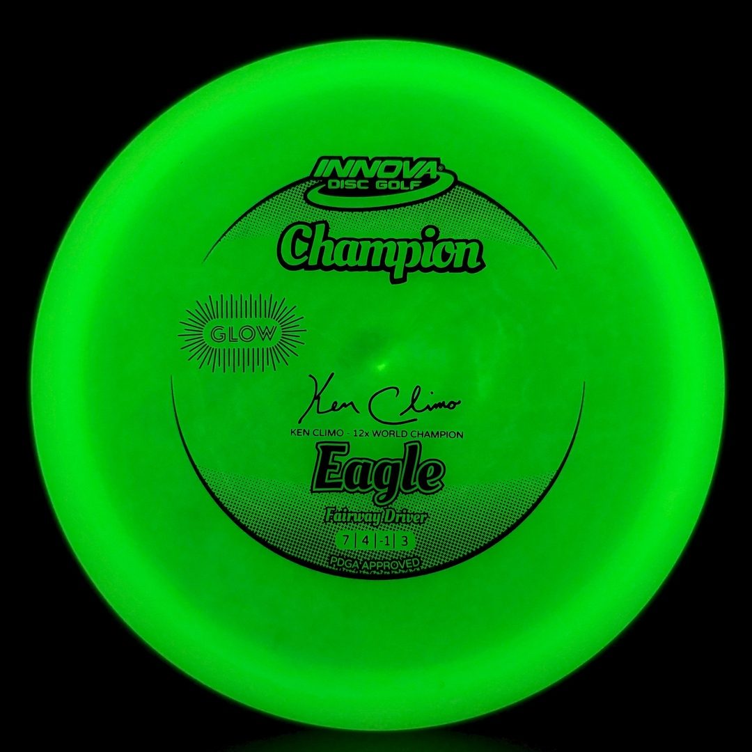 Color Glow Champion Eagle - Ken Climo 12x Innova