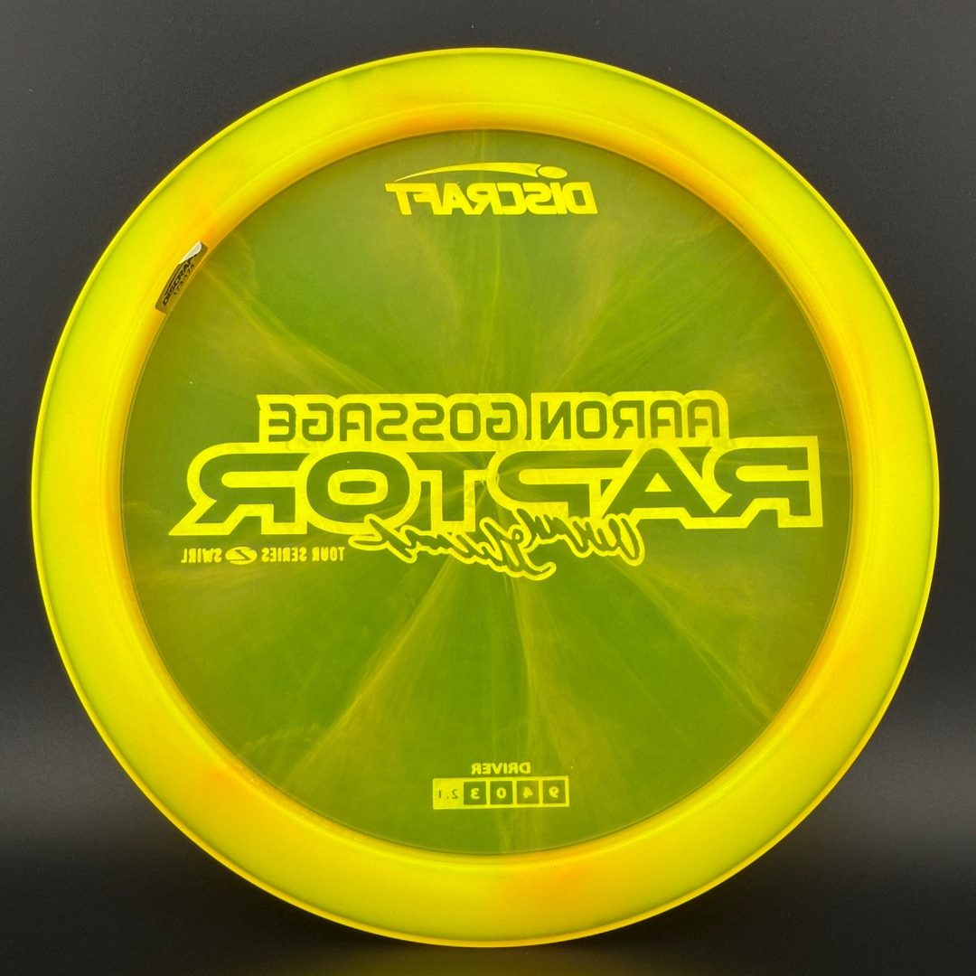 Z Swirl Raptor - Aaron Gossage 2025 Tour Series Discraft