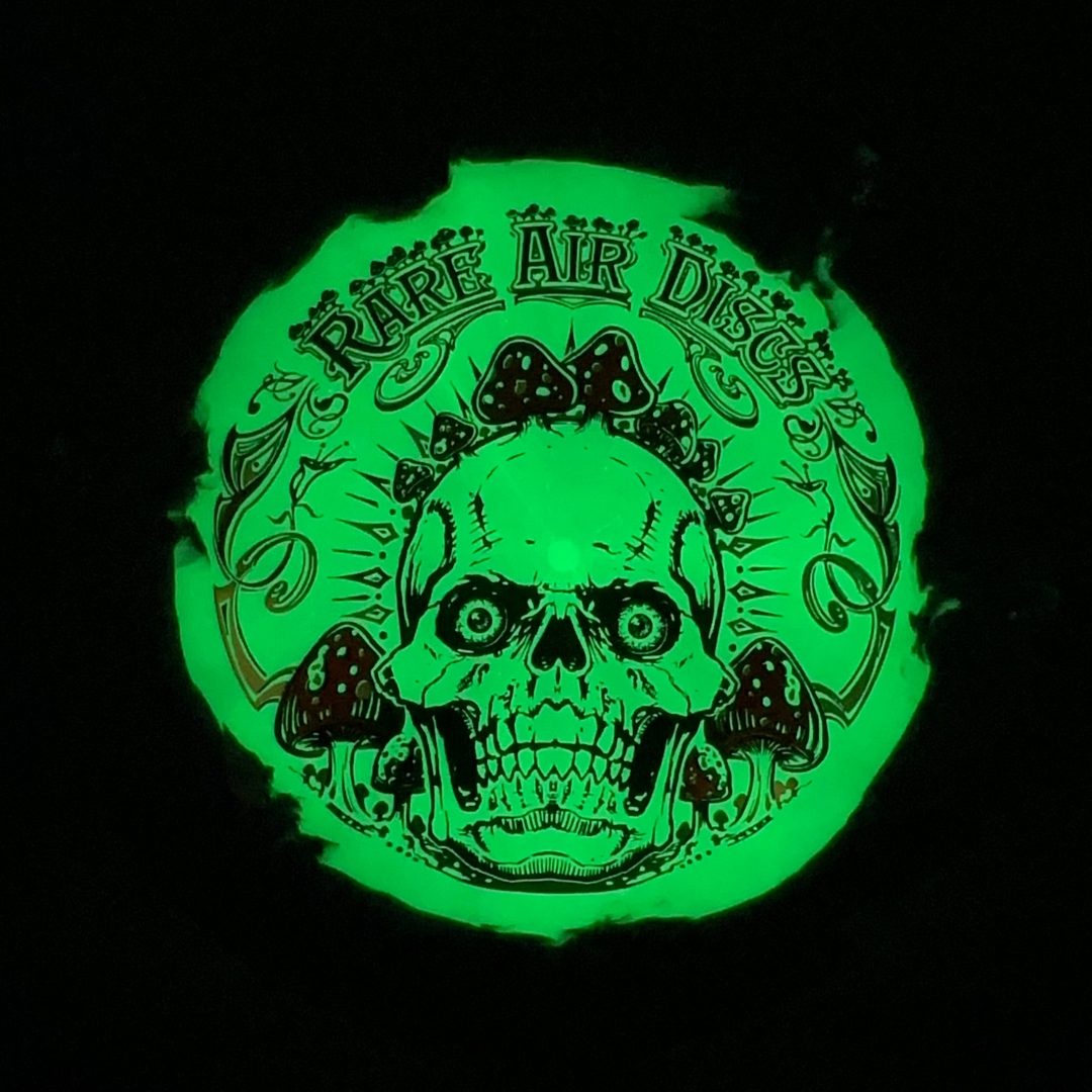 Glow Retina Chemtrail -Crushin' Amanitas by Manny Trujillo Doomsday Discs