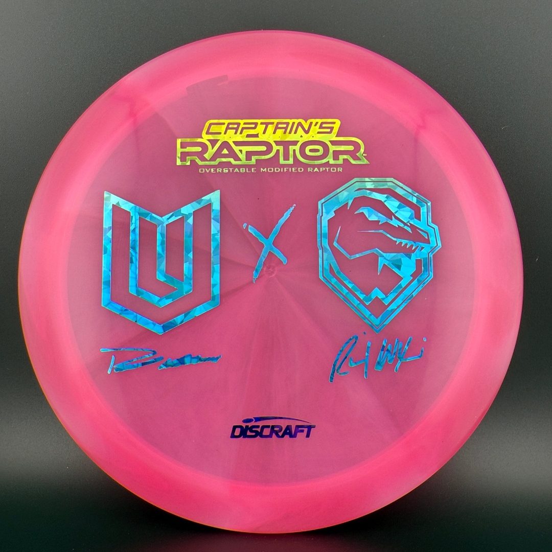 Z Swirl Captain's Raptor - Ulibarri x Wysocki Collab Edition Discraft