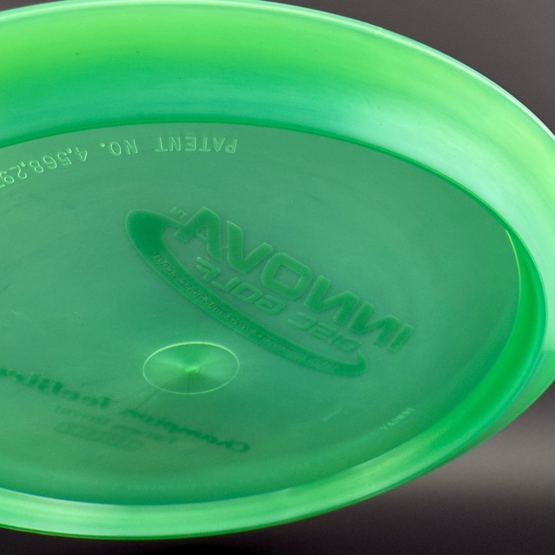 Champion Teebird - Patent Numbers - Flat, Gummy & Lightweight Innova